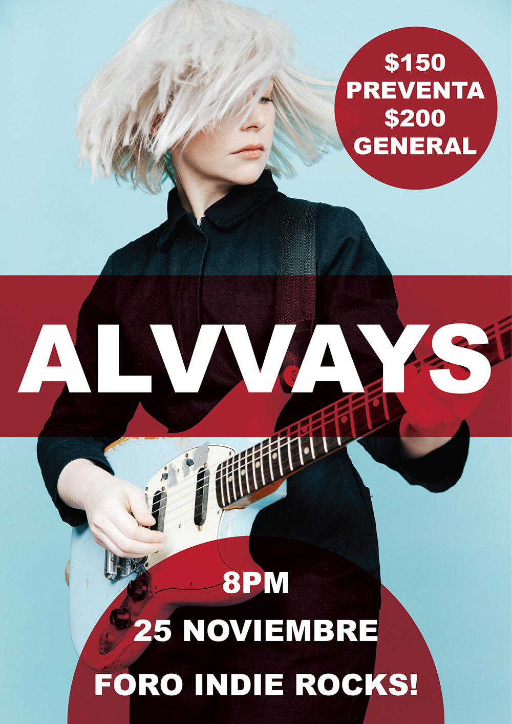 poster for alvvays concert